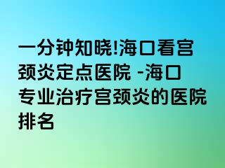 一分鐘知曉!?？诳磳m頸炎定點(diǎn)醫(yī)院 -?？趯?zhuān)業(yè)治療宮頸炎的醫(yī)院排名